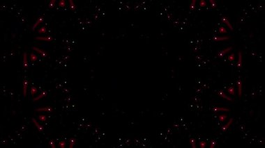 Soyut arka plan hareket eden çizgiler ve parlayan ışık noktaları. Çemberlerle canlandırma