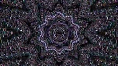 soyut çizgiler merkezde parlayan renkli ışık, siyah arkaplan