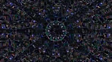 soyut çizgiler merkezde parlayan renkli ışık, siyah arkaplan