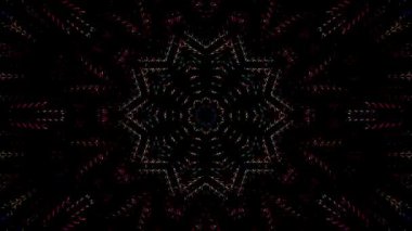 soyut çizgiler merkezde parlayan renkli ışık, siyah arkaplan