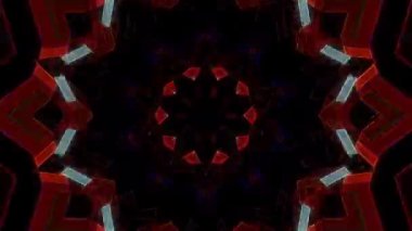 soyut çizgiler merkezde parlayan renkli ışık, siyah arkaplan