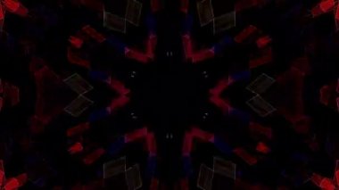 soyut çizgiler merkezde parlayan renkli ışık, siyah arkaplan