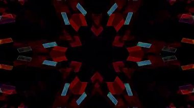 soyut çizgiler merkezde parlayan renkli ışık, siyah arkaplan