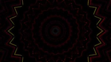 soyut çizgiler merkezde parlayan renkli ışık, siyah arkaplan