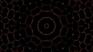 soyut çizgiler merkezde parlayan renkli ışık, siyah arkaplan