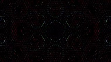 soyut çizgiler merkezde parlayan renkli ışık, siyah arkaplan