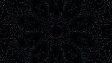 soyut çizgiler merkezde parlayan renkli ışık, siyah arkaplan