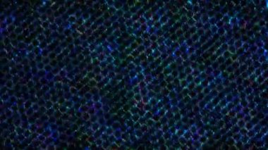 3D soyut parlak çizgiler, dalga, renkli, siyah arkaplan