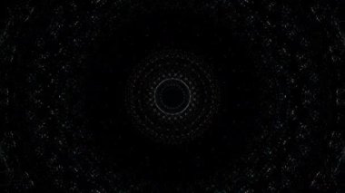 soyut çizgiler merkezde parlayan renkli ışık, siyah arkaplan