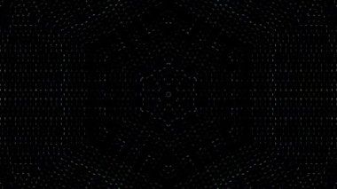 soyut çizgiler merkezde parlayan renkli ışık, siyah arkaplan