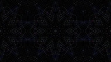 soyut çizgiler merkezde parlayan renkli ışık, siyah arkaplan