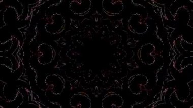 Soyut arka plan hareket eden çizgiler ve parlayan ışık noktaları. Çemberlerle canlandırma