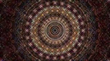 Soyut arka plan hareket eden çizgiler ve parlayan ışık noktaları. Çemberlerle canlandırma