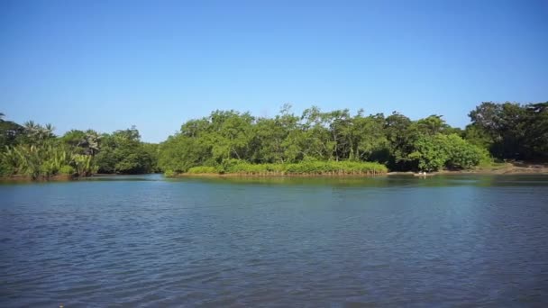 Belo Cenário Natural Panorama Natural Com Água Mar Ondas Costa — Vídeo de Stock