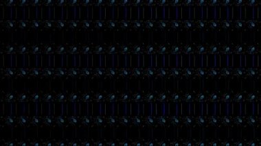 3D parlak çizgiler, dalga hareketini ayarlayın, renk dolu, siyah arkaplan üzerinde