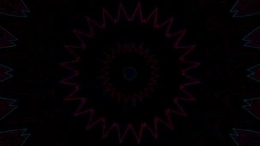 Soyut arka plan hareket eden çizgiler ve parlayan ışık noktaları. Çemberlerle canlandırma