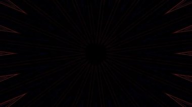 3D animation vertical beautiful video colorful abstract bright light energy 4K of smooth lines waves glittering light effect on black background