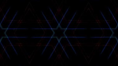 Siyah arkaplandaki renkli çizgilerle ince hareketleri düzenleyen, parıldayan, parlak güzel videolar.