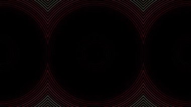 soyut çizgiler merkezde parlayan renkli ışık, siyah arkaplan