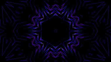 Soyut arka plan hareket eden çizgiler ve parlayan ışık noktaları. Çemberlerle canlandırma