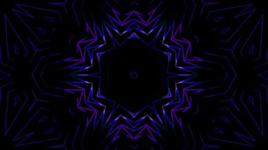 Soyut arka plan hareket eden çizgiler ve parlayan ışık noktaları. Çemberlerle canlandırma