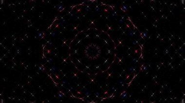 Soyut arka plan hareket eden çizgiler ve parlayan ışık noktaları. Çemberlerle canlandırma