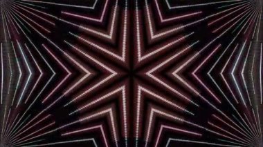Siyah arkaplandaki renkli çizgilerle ince hareketleri düzenleyen, parıldayan, parlak güzel videolar.