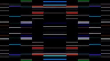Siyah arkaplandaki renkli çizgilerle ince hareketleri düzenleyen, parıldayan, parlak güzel videolar.