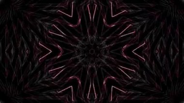 Siyah arkaplandaki renkli çizgilerle ince hareketleri düzenleyen, parıldayan, parlak güzel videolar.