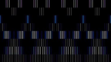 Siyah arkaplandaki renkli çizgilerle ince hareketleri düzenleyen, parıldayan, parlak güzel videolar.