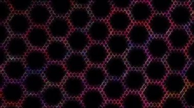 3D animasyon güzel video renkli soyut parlak ışık enerjisi 4K düz çizgi dalgaları siyah arkaplan üzerinde parıldayan ışık etkisi