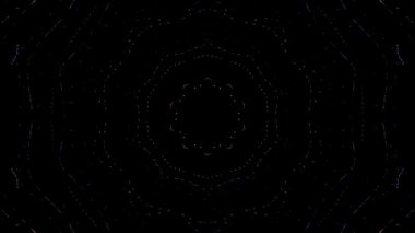 Siyah arkaplandaki renkli çizgilerle ince hareketleri düzenleyen, parıldayan, parlak güzel videolar.