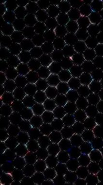 3D animasyon dikey video parıldayan güzel rengarenk çizgiler parlak ışık enerjisi 4K çizgiler pürüzsüz dalgalar parıldayan ışık efekti, siyah arkaplan