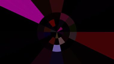 soyut çizgiler merkezde parlayan renkli ışık, siyah arkaplan