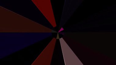 soyut çizgiler merkezde parlayan renkli ışık, siyah arkaplan