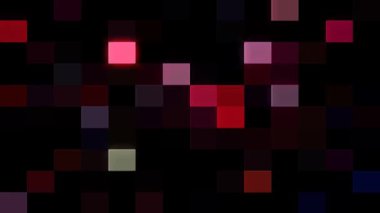 3D soyut parlak çizgiler, dalga, renkli, siyah arkaplan