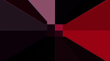 3D soyut parlak çizgiler, dalga, renkli, siyah arkaplan