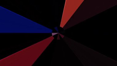 3D soyut parlak çizgiler, dalga, renkli, siyah arkaplan