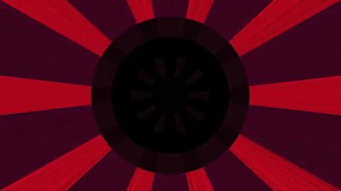 3D soyut parlak çizgiler, dalga, renkli, siyah arkaplan