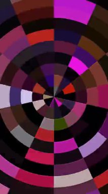 3D soyut parlak çizgiler, dalga, renkli, siyah arkaplan