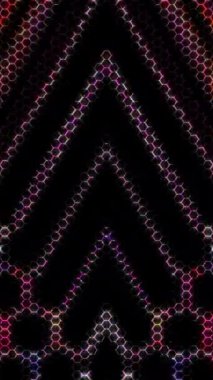 3D animasyon dikey video parıldayan güzel rengarenk çizgiler parlak ışık enerjisi 4K çizgiler pürüzsüz dalgalar parıldayan ışık efekti, siyah arkaplan