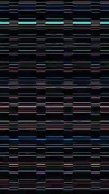 3D soyut parlak çizgiler, dalga, renkli, siyah arkaplan