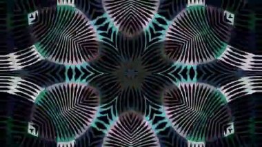 Soyut arka plan hareket eden çizgiler ve parlayan ışık noktaları. Çemberlerle canlandırma