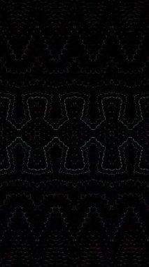 3D animation vertical beautiful video colorful abstract bright light energy 4K of smooth lines waves glittering light effect on black background