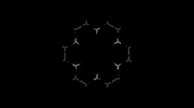3D animation vertical beautiful video colorful abstract bright light energy 4K of smooth lines waves glittering light effect on black background