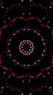 Soyut arka plan hareket eden çizgiler ve parlayan ışık noktaları. Çemberlerle canlandırma