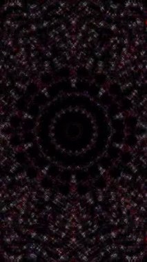 Soyut arka plan hareket eden çizgiler ve parlayan ışık noktaları. Çemberlerle canlandırma