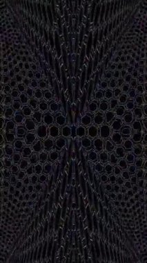 soyut çizgiler merkezde parlayan renkli ışık, siyah arkaplan