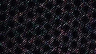 soyut çizgiler merkezde parlayan renkli ışık, siyah arkaplan