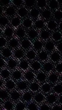 Siyah arkaplandaki renkli çizgilerle ince hareketleri düzenleyen, parıldayan, parlak güzel videolar.